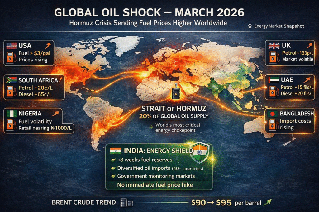 Global oil and LPG crisis affecting travel and fuel prices in 2026